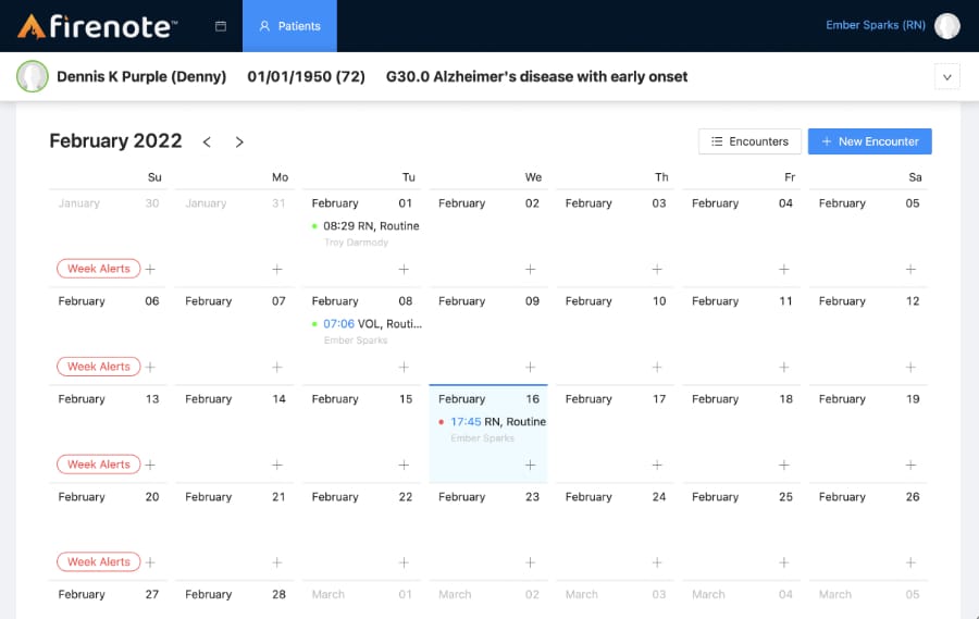 scheduling in FireNote is easy